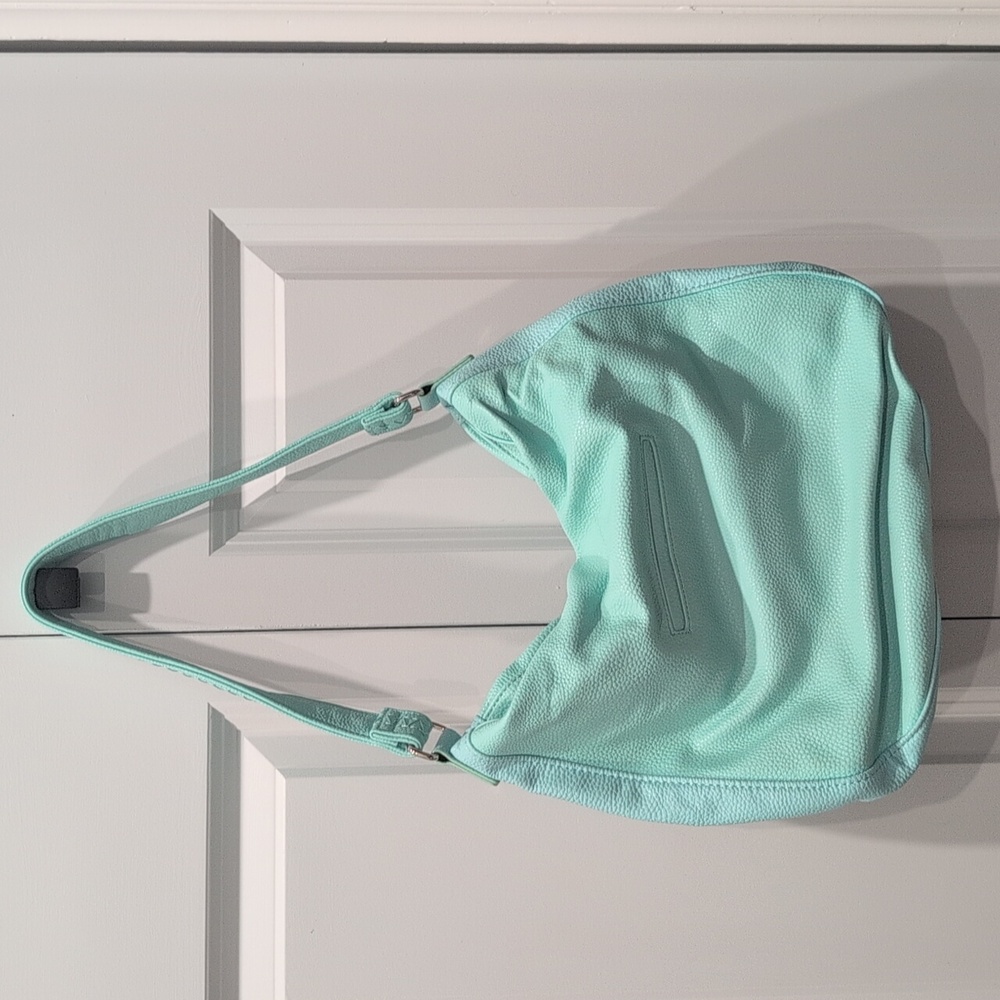 Jewel Thirty One Light Mint Green Faux Leather Shoulder Hobo Bag
